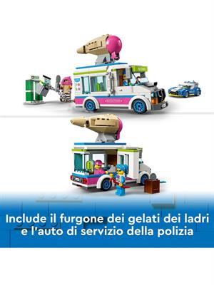 LEGO 60314 FURGONE DEI GELATI E INSEGUIMENTO POLIZIA