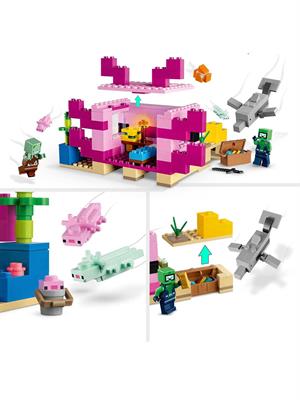 LEGO MINECRAFT 21247 LA CASA DELL'AXOLOTL