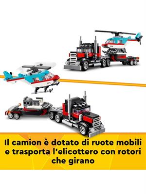 LEGO CREATOR 31146 - AUTOCARRO CON ELICOTTERO