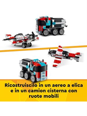 LEGO CREATOR 31146 - AUTOCARRO CON ELICOTTERO