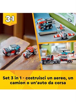 LEGO CREATOR 31146 - AUTOCARRO CON ELICOTTERO