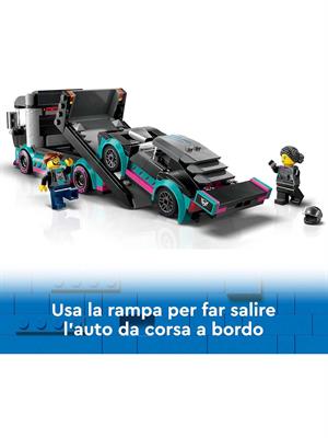 LEGO CITY 60406 - AUTO DA CORSA E TRASPORTATORE