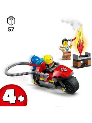 LEGO CITY 60410 - MOTOCICLETTA DEI POMPIERI