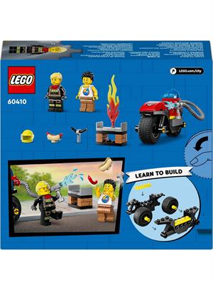 LEGO CITY 60410 - MOTOCICLETTA DEI POMPIERI