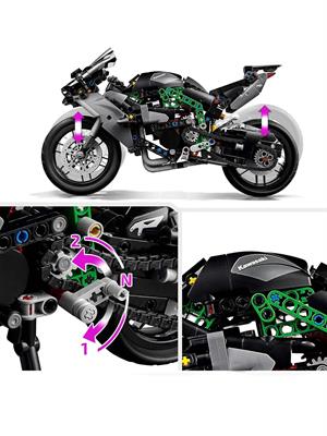 LEGO TECHNIC 42170 - MOTOCICLETTA KAWASAKI NINJA H2R