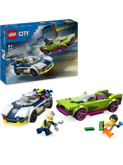 LEGO CITY 60415 - INSEGUIMENTO DELLA MACCHINA DA CORSA