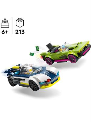 LEGO CITY 60415 - INSEGUIMENTO DELLA MACCHINA DA CORSA