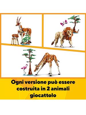 LEGO CREATOR 31150 - ANIMALI DEL SAFARI