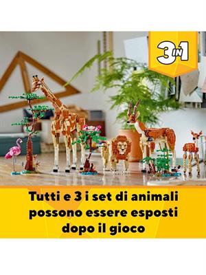 LEGO CREATOR 31150 - ANIMALI DEL SAFARI