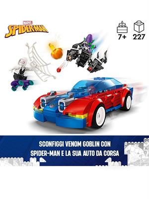 LEGO MARVEL 76279 AUTO DA CORSA DI SPIDERMAN E VENOM GOBLIN