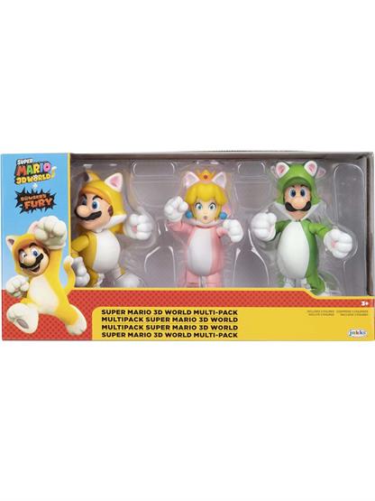 SUPER MARIO 3D WORLD MULTI PACK - SET 3 PERSONAGGI