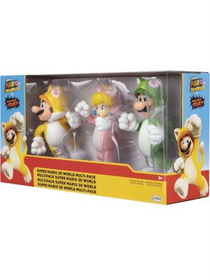 SUPER MARIO 3D WORLD MULTI PACK - SET 3 PERSONAGGI