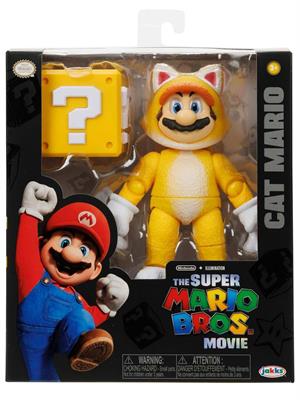 SUPER MARIO MOVIE - CAT MARIO MINI FIGURE 13CM