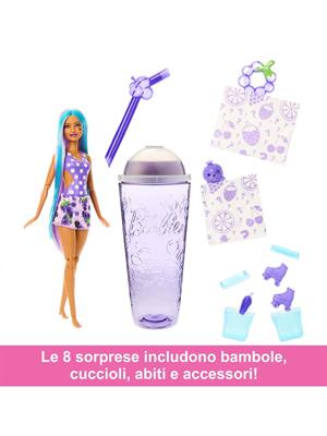 BARBIE POP REVEAL SERIE FRUTTA - SPREMUTA DI UVA