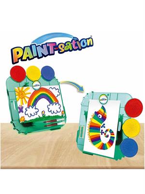 PAINT-SATION - SET PITTURA CON CAVALLETTO DA TAVOLO