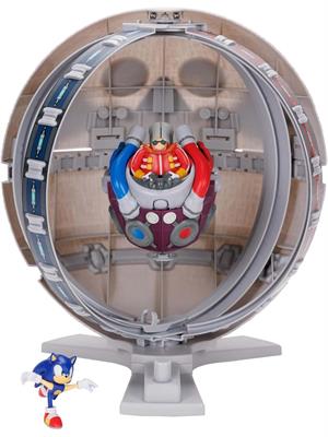 SONIC THE HEDGEHOG - PERSONAGGIO 6CM E STAZIONE SPAZIALE 30CM