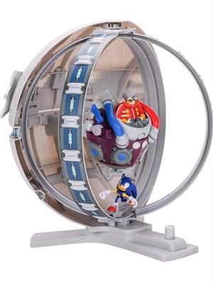 SONIC THE HEDGEHOG - PERSONAGGIO 6CM E STAZIONE SPAZIALE 30CM