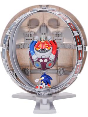 SONIC THE HEDGEHOG - PERSONAGGIO 6CM E STAZIONE SPAZIALE 30CM