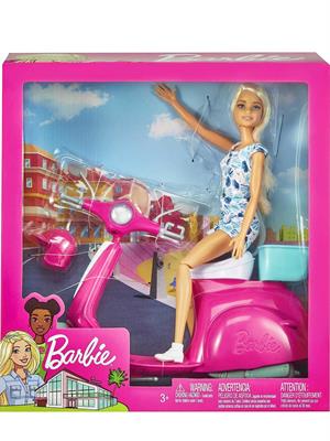 BARBIE BAMBOLA CON SCOOTER