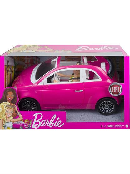 BARBIE IN FIAT 500