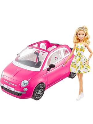 BARBIE IN FIAT 500