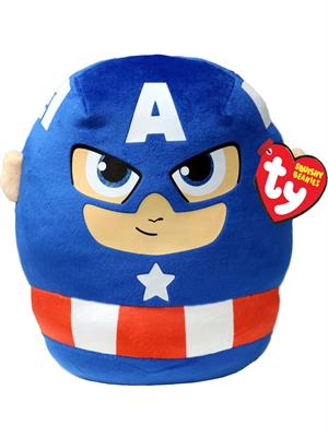 SQUISH A BOOS TY CAPITAN AMERICA 22CM