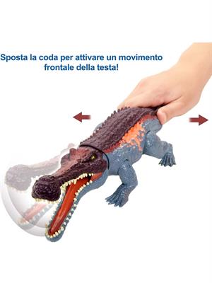 JURASSIC WORLD - SARCOSUCHUS MEGA MORSO 40CM GJP32