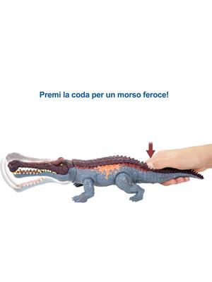 JURASSIC WORLD - SARCOSUCHUS MEGA MORSO 40CM GJP32