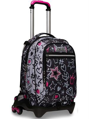 SEVEN TROLLEY 3WD ZIPPER GLAMY GIRL 23/24