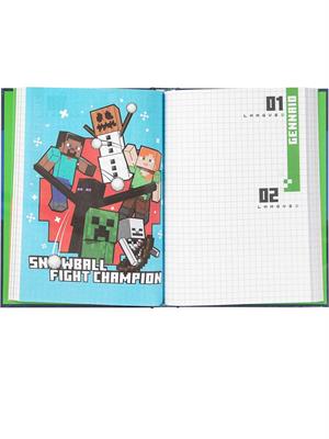 DIARIO 12 MESI STANDARD MINECRAFT BLU