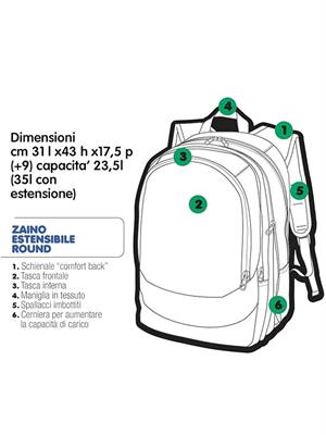 GOPOP/23 ZAINO UNICORNO