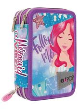 GOPOP/23 ASTUCCIO 3ZIP MERMAID-SIRENA